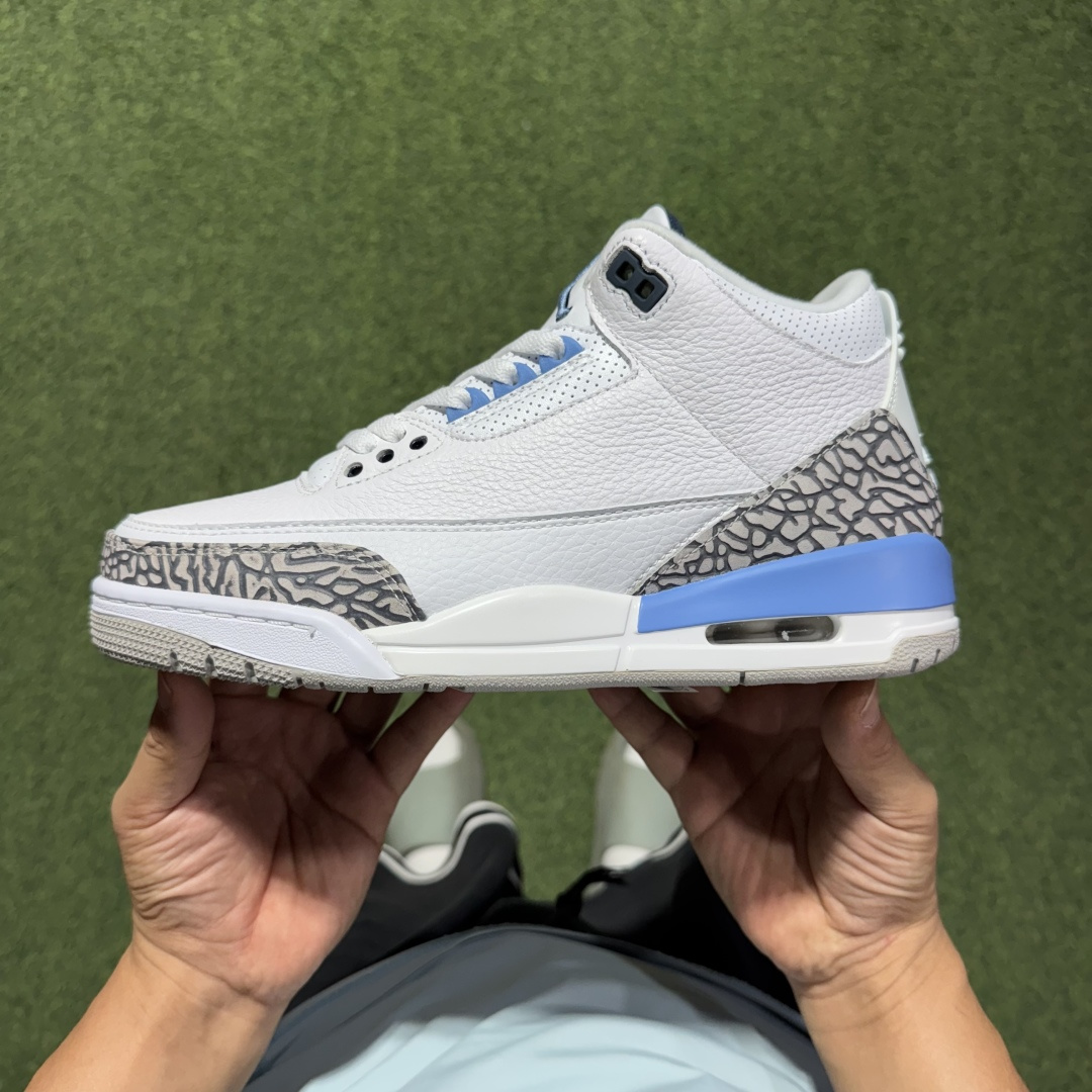 福利特价 纯原头层aj3！硬通货品质合计36个配色，长期货齐可主推！尺码：40-47.5带半码北卡蓝CT