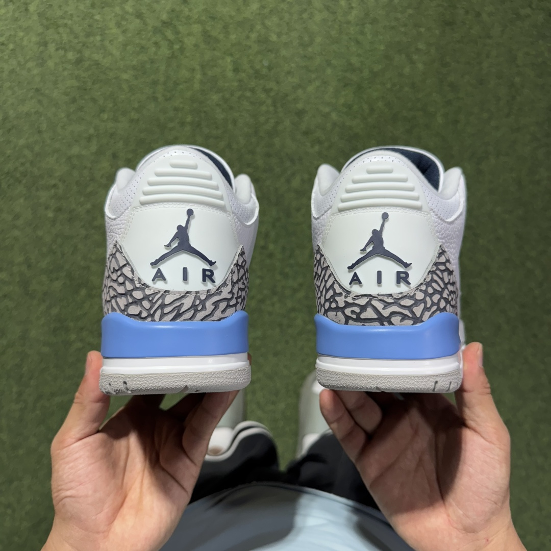 福利特价 纯原头层aj3！硬通货品质合计36个配色，长期货齐可主推！尺码：40-47.5带半码北卡蓝CT
