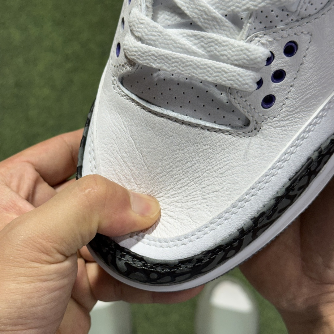 福利特价 纯原头层aj3！硬通货品质合计36个配色，长期货齐可主推！尺码：40-47.5带半码白紫CT8