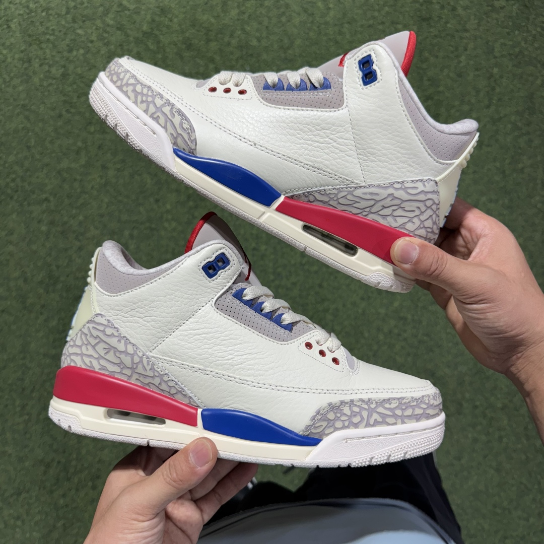 福利特价 纯原头层aj3！硬通货品质合计36个配色，长期货齐可主推！尺码：40-47.5带半码美国独立日