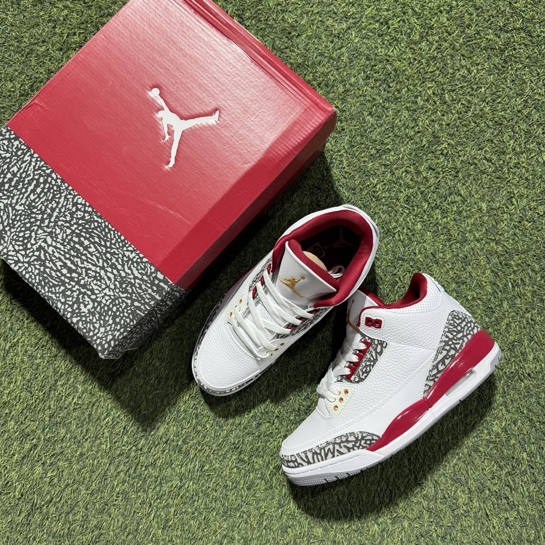 福利特价 纯原头层aj3！硬通货品质合计36个配色，长期货齐可主推！尺码：40-47.5带半码白酒红CT