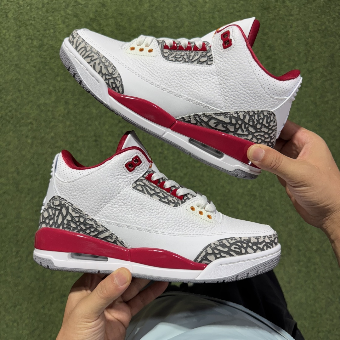 福利特价 纯原头层aj3！硬通货品质合计36个配色，长期货齐可主推！尺码：40-47.5带半码白酒红CT