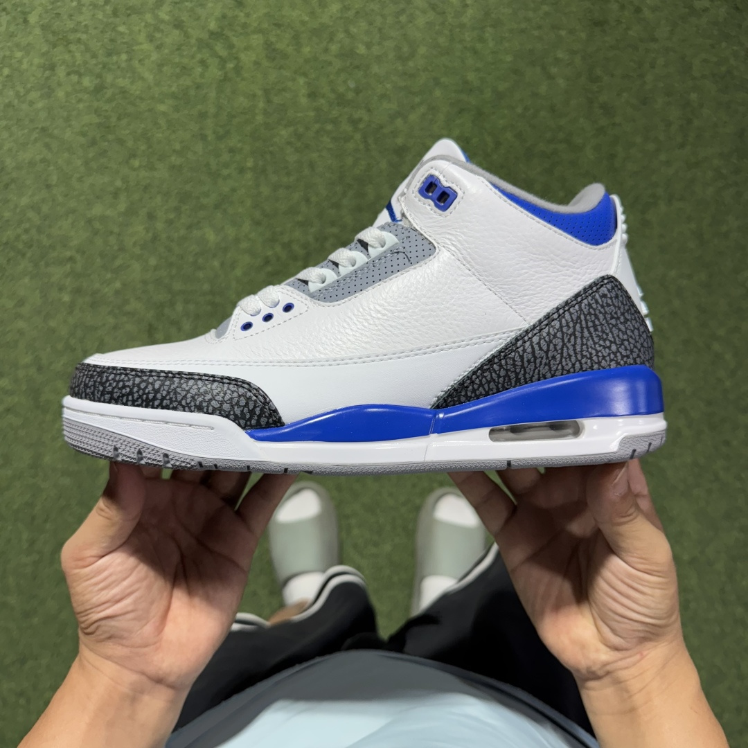 福利特价 纯原头层aj3！硬通货品质合计36个配色，长期货齐可主推！尺码：40-47.5带半码赛车蓝CT