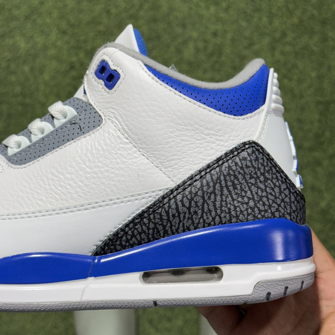 福利特价 纯原头层aj3！硬通货品质合计36个配色，长期货齐可主推！尺码：40-47.5带半码赛车蓝CT