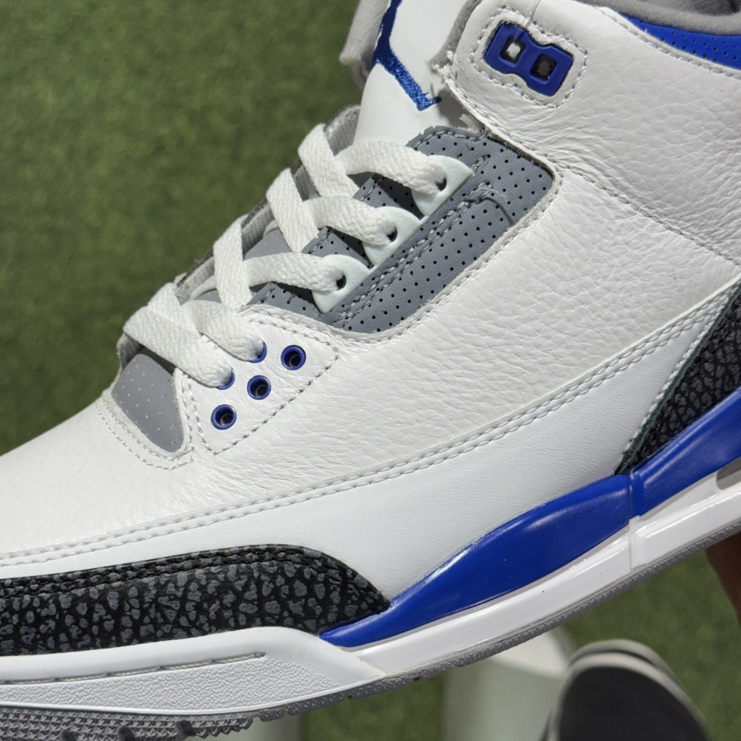 福利特价 纯原头层aj3！硬通货品质合计36个配色，长期货齐可主推！尺码：40-47.5带半码赛车蓝CT