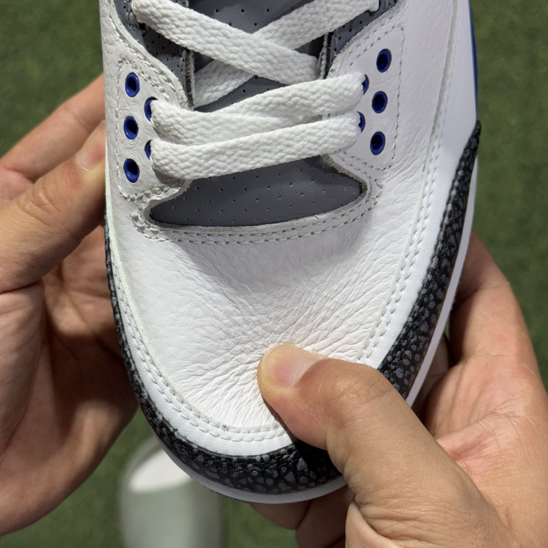 福利特价 纯原头层aj3！硬通货品质合计36个配色，长期货齐可主推！尺码：40-47.5带半码赛车蓝CT