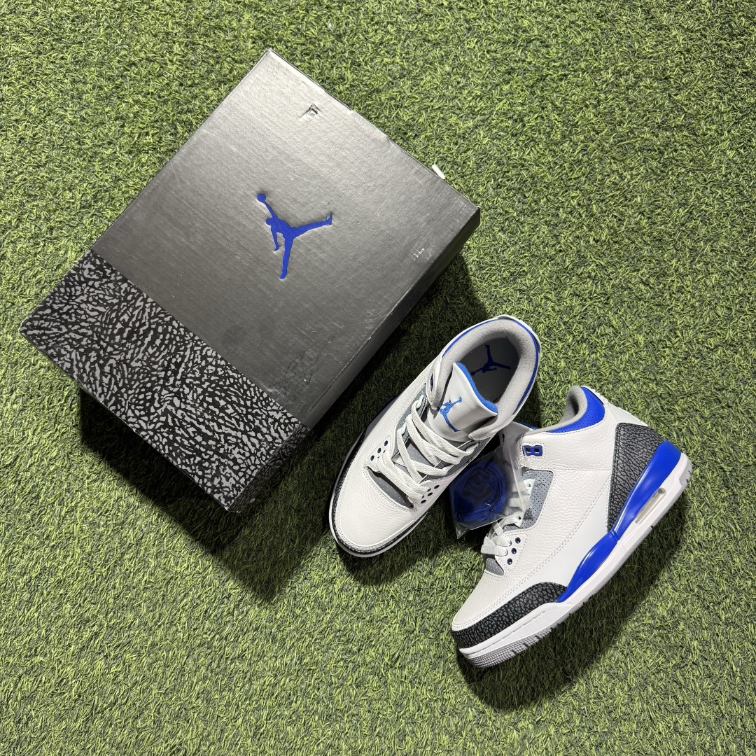 福利特价 纯原头层aj3！硬通货品质合计36个配色，长期货齐可主推！尺码：40-47.5带半码赛车蓝CT