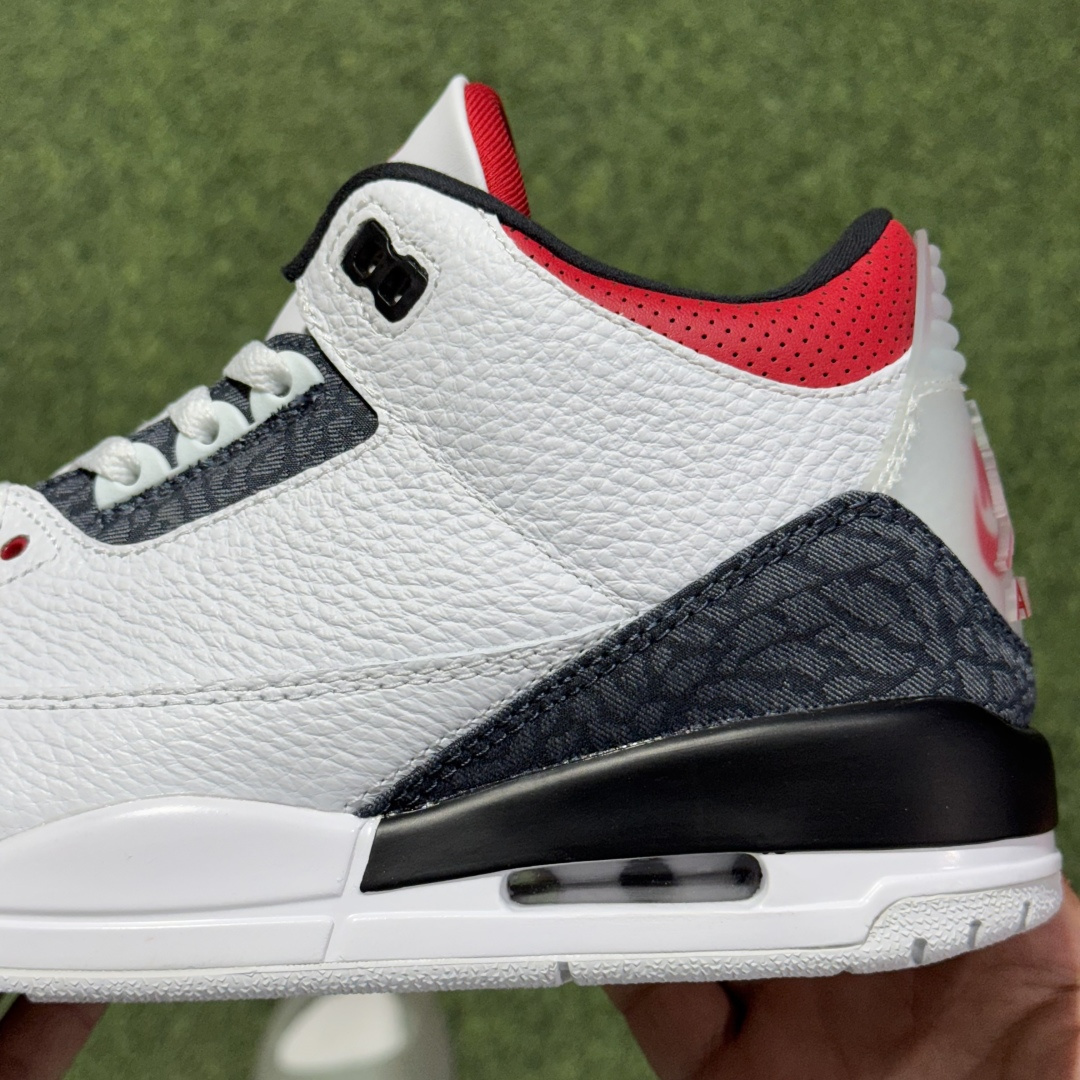 福利特价 纯原头层aj3！硬通货品质合计36个配色，长期货齐可主推！尺码：40-47.5带半码火焰红CZ