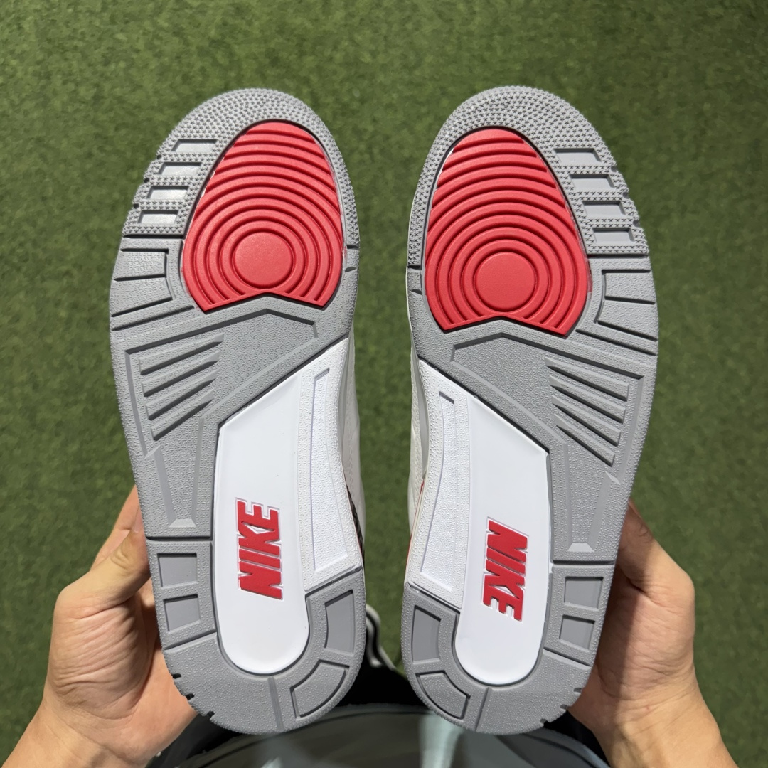 福利特价 纯原头层aj3！硬通货品质合计36个配色，长期货齐可主推！尺码：40-47.5带半码白红火焰红