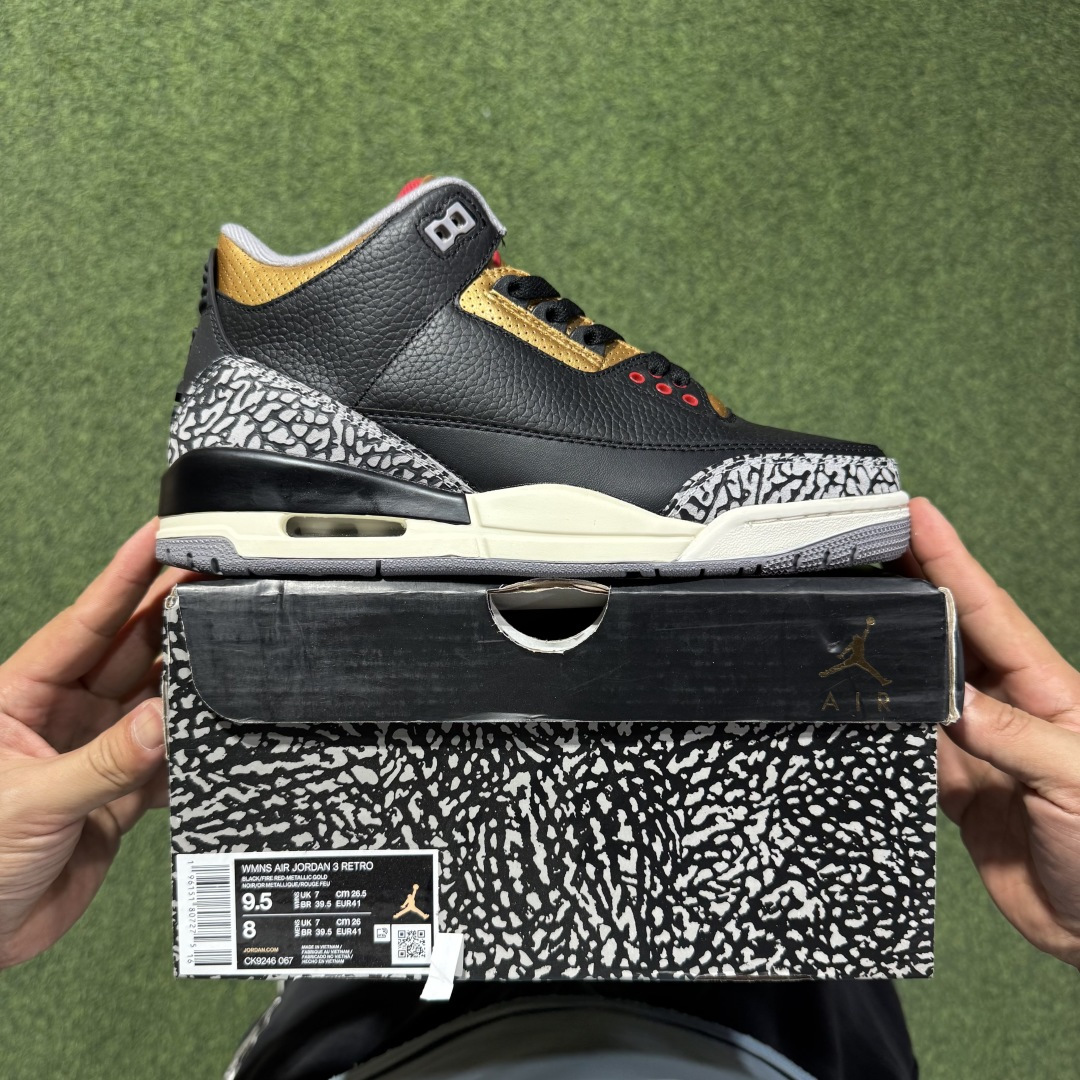 福利特价 纯原头层aj3！硬通货品质合计36个配色，长期货齐可主推！尺码：40-47.5带半码黑金CK9