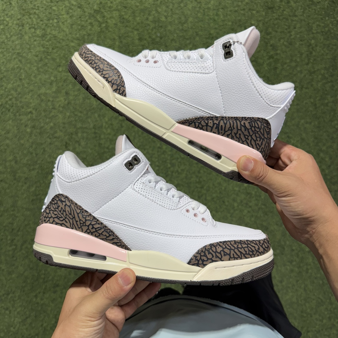 福利特价 纯原头层aj3！硬通货品质合计36个配色，长期货齐可主推！尺码：40-47.5带半码白棕粉CK