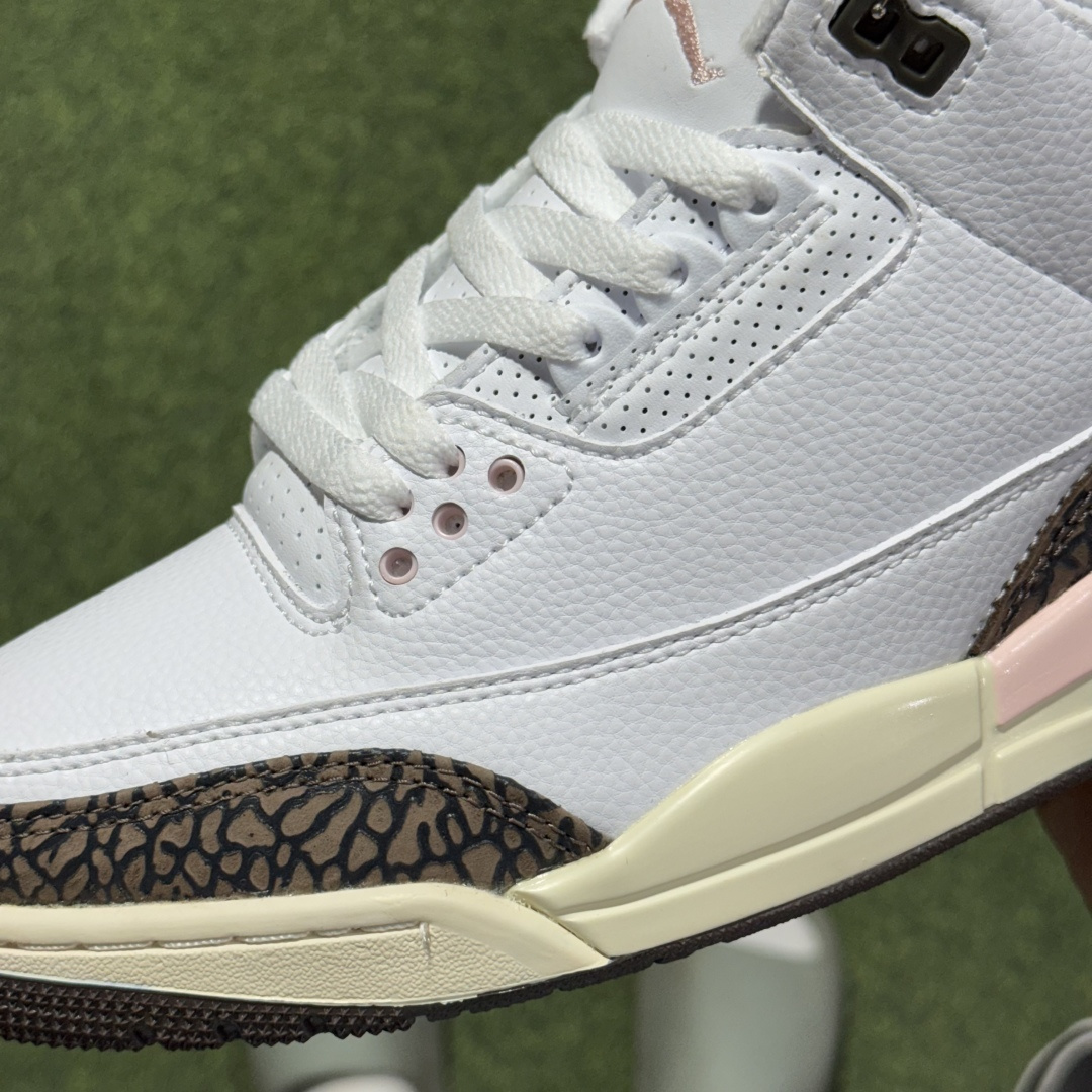 福利特价 纯原头层aj3！硬通货品质合计36个配色，长期货齐可主推！尺码：40-47.5带半码白棕粉CK