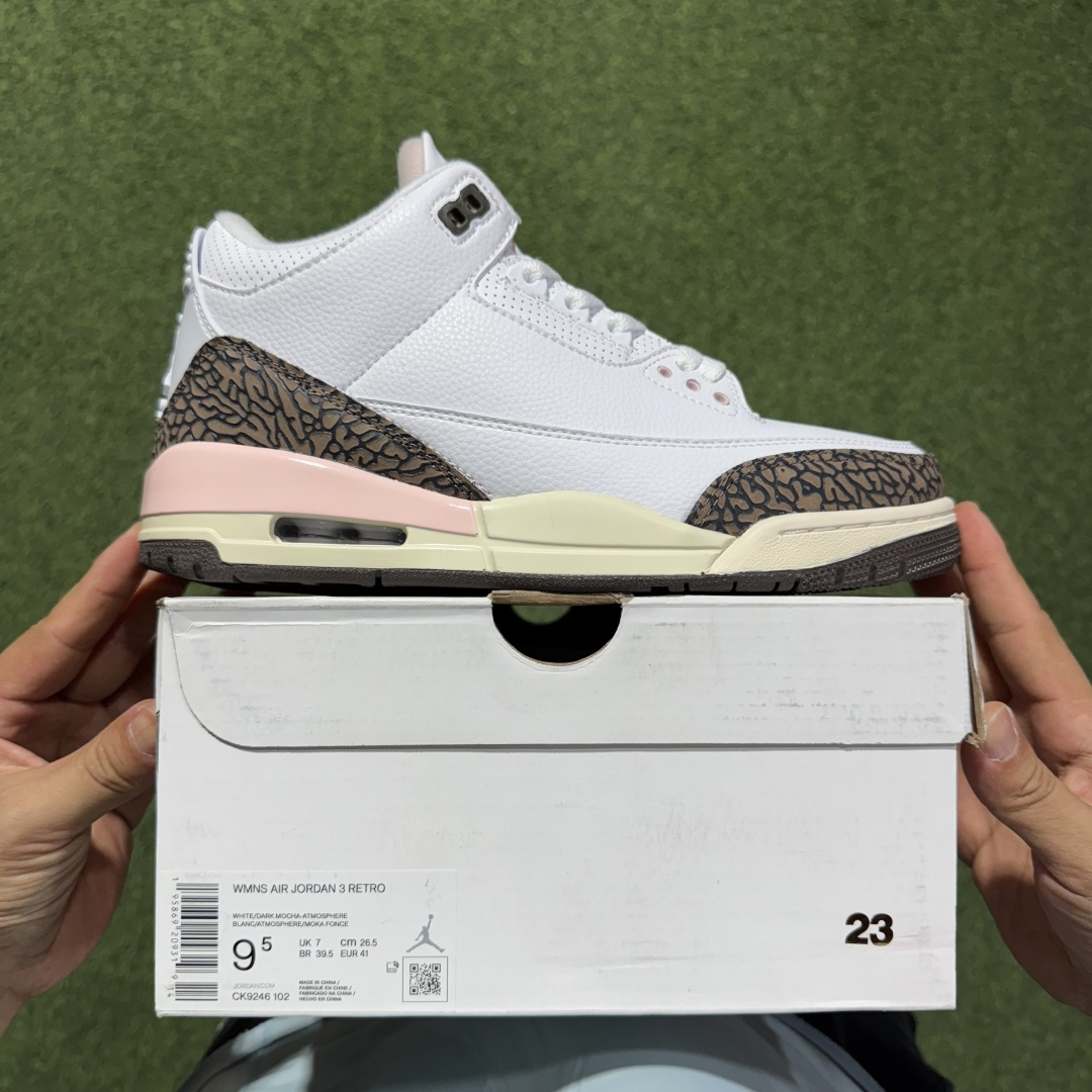 福利特价 纯原头层aj3！硬通货品质合计36个配色，长期货齐可主推！尺码：40-47.5带半码白棕粉CK