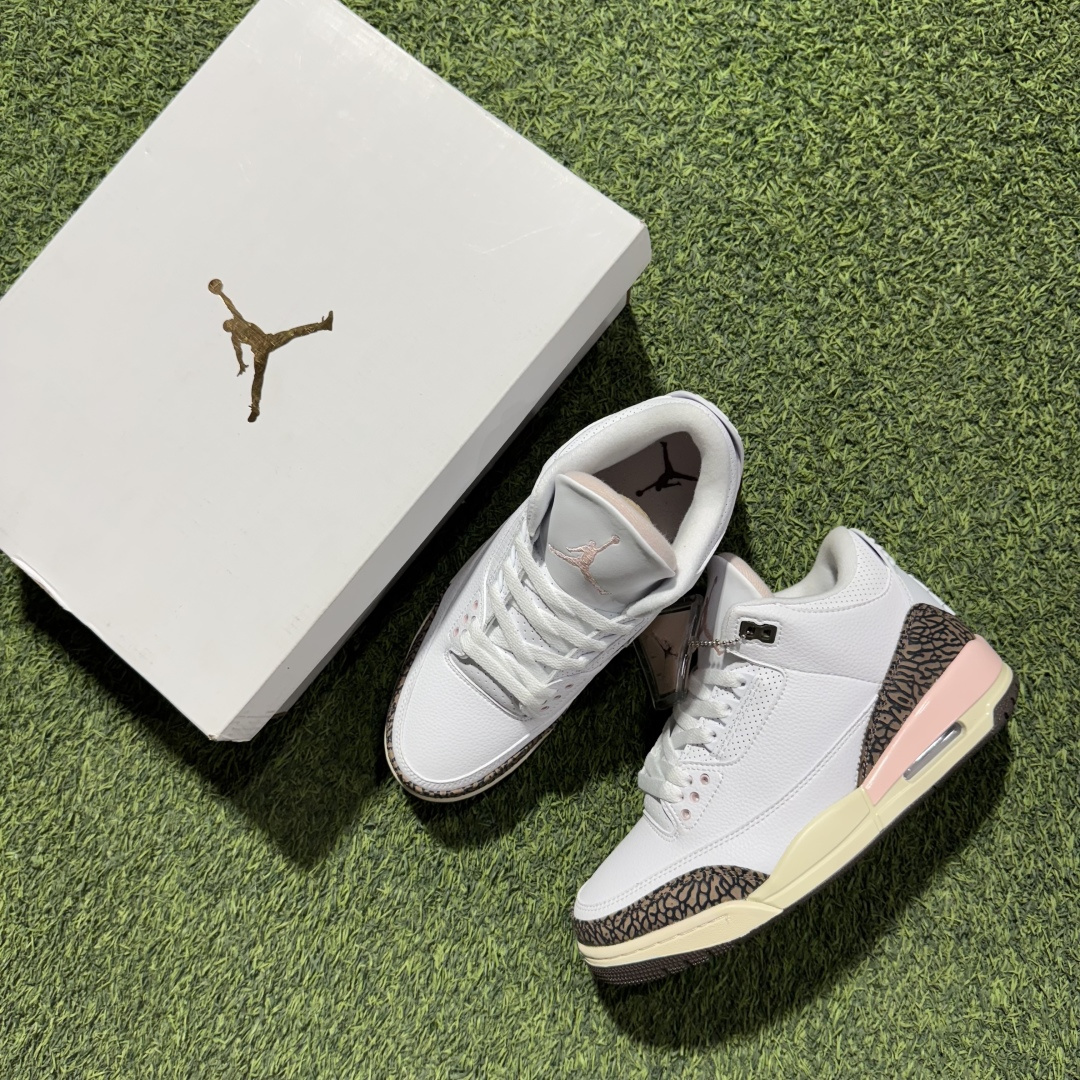 福利特价 纯原头层aj3！硬通货品质合计36个配色，长期货齐可主推！尺码：40-47.5带半码白棕粉CK
