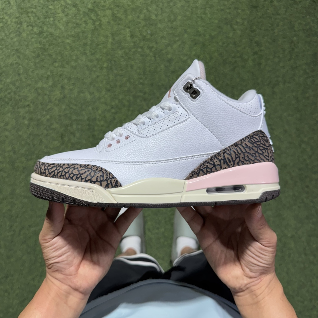 福利特价 纯原头层aj3！硬通货品质合计36个配色，长期货齐可主推！尺码：40-47.5带半码白棕粉CK
