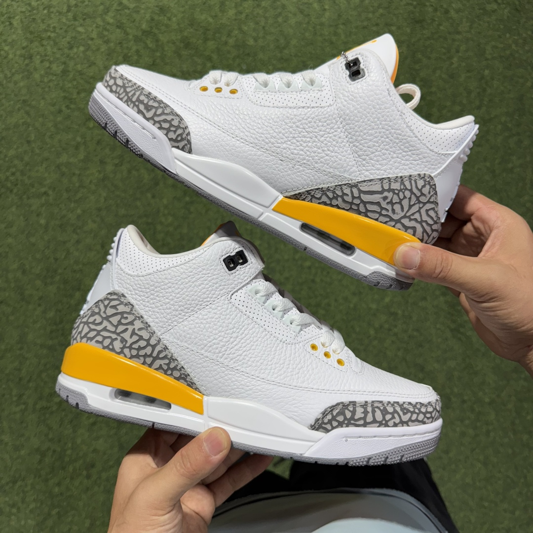 福利特价 纯原头层aj3！硬通货品质合计36个配色，长期货齐可主推！尺码：40-47.5带半码白橙CK9