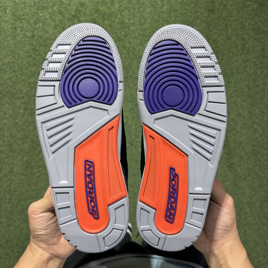 福利特价 纯原头层aj3！硬通货品质合计36个配色，长期货齐可主推！尺码：40-47.5带半码黑紫水泥C