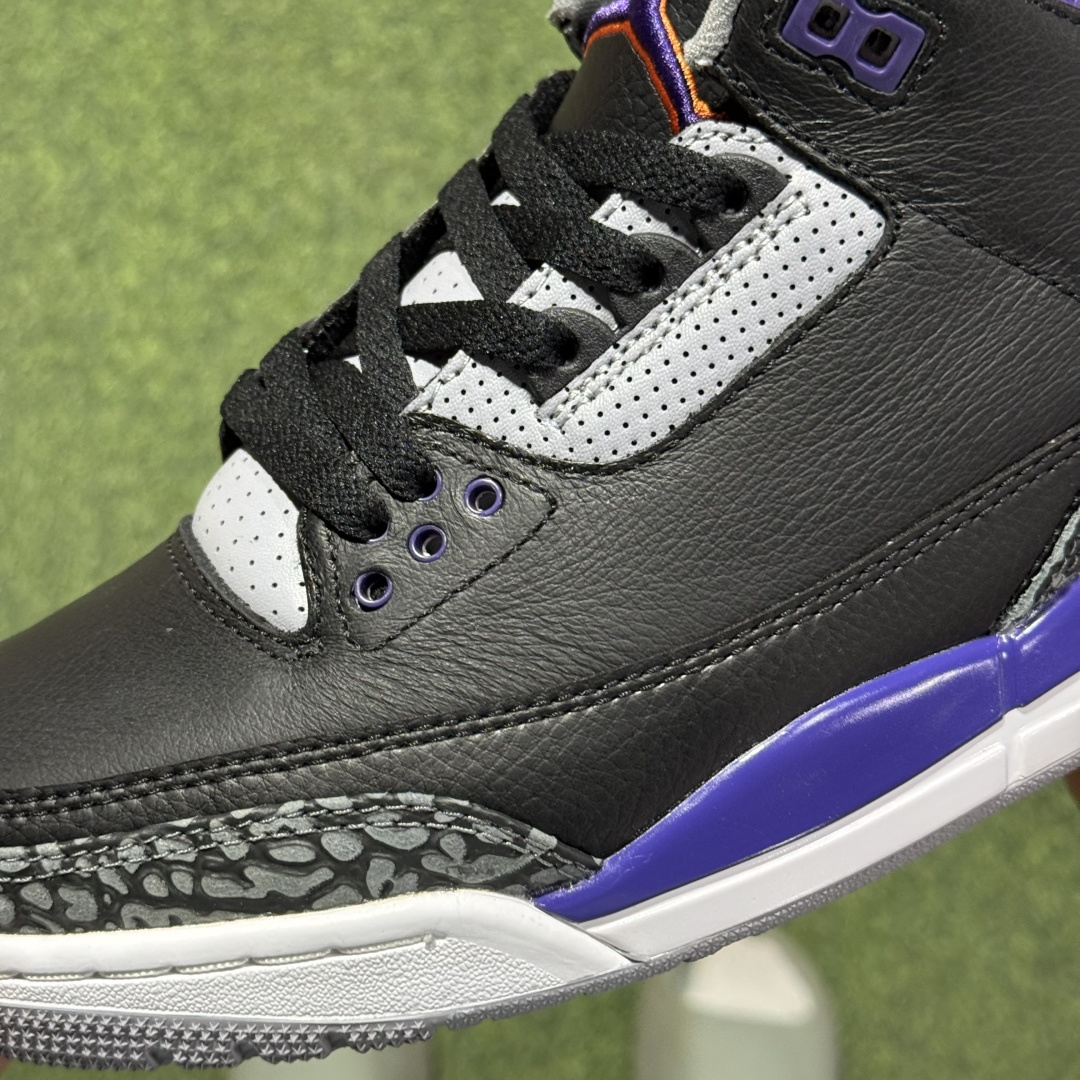福利特价 纯原头层aj3！硬通货品质合计36个配色，长期货齐可主推！尺码：40-47.5带半码黑紫水泥C
