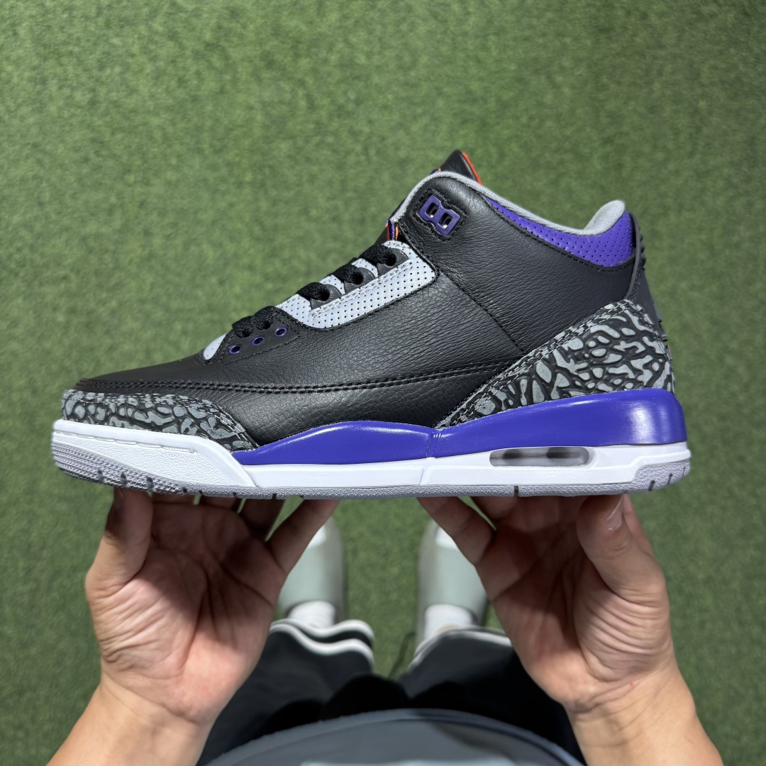 福利特价 纯原头层aj3！硬通货品质合计36个配色，长期货齐可主推！尺码：40-47.5带半码黑紫水泥C