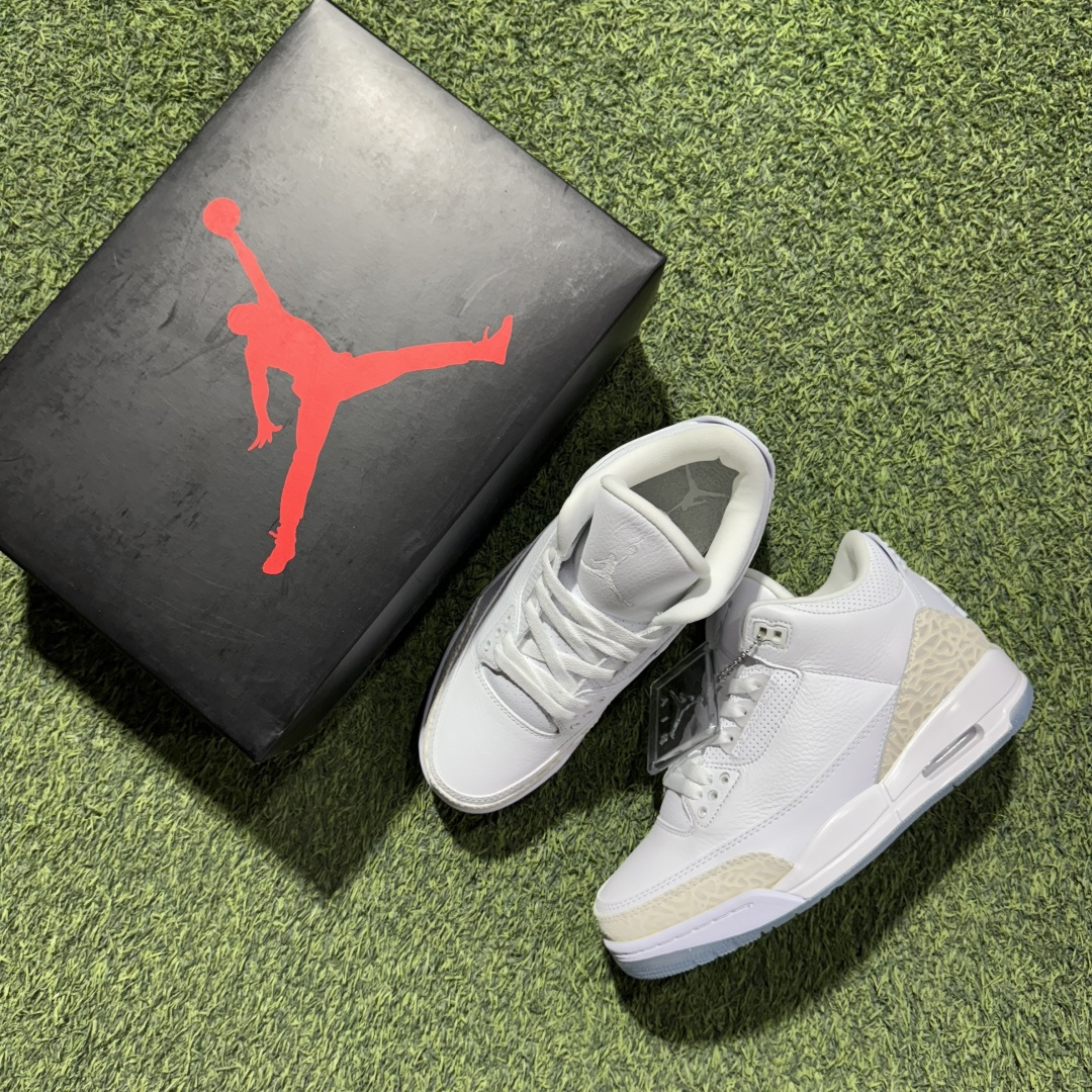 福利特价 纯原头层aj3！硬通货品质合计36个配色，长期货齐可主推！尺码：40-47.5带半码纯白-11