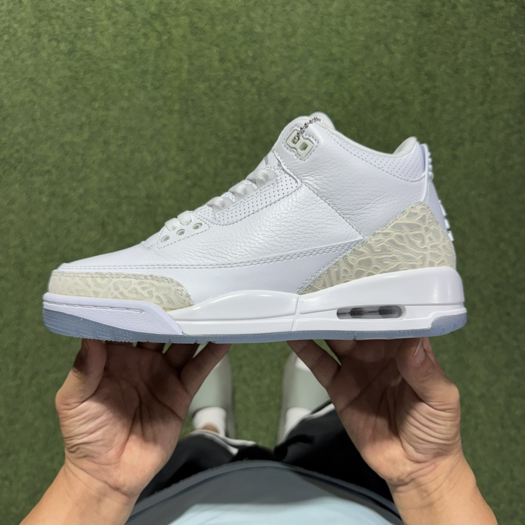 福利特价 纯原头层aj3！硬通货品质合计36个配色，长期货齐可主推！尺码：40-47.5带半码纯白-11