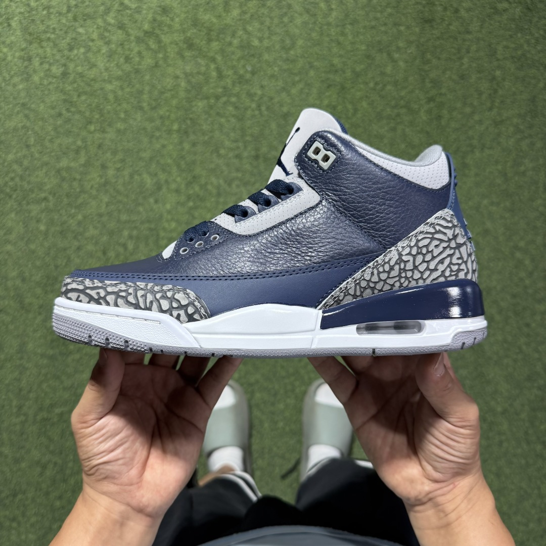 福利特价 纯原头层aj3！硬通货品质合计36个配色，长期货齐可主推！尺码：40-47.5带半码午夜蓝CT