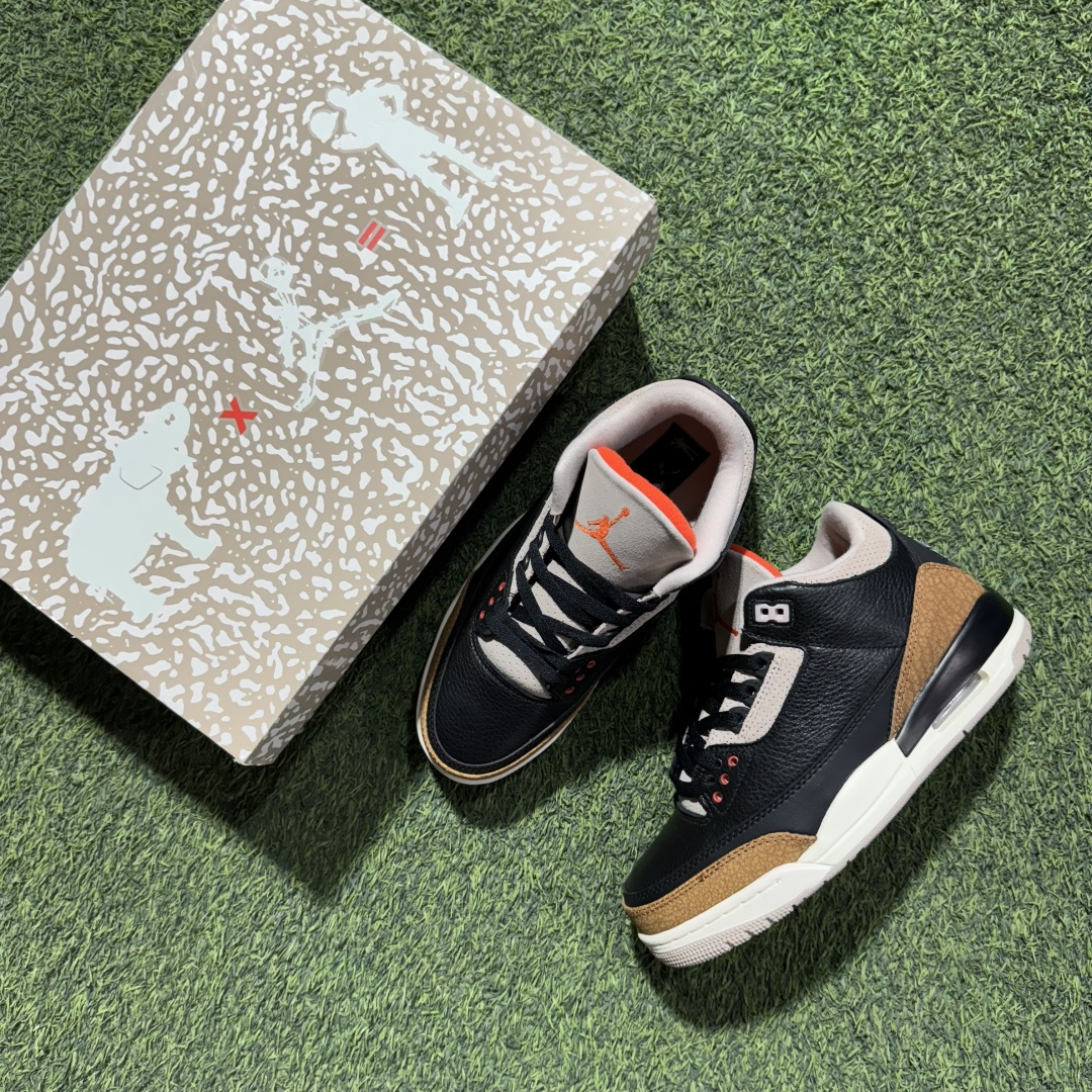 福利特价 纯原头层aj3！硬通货品质合计36个配色，长期货齐可主推！尺码：40-47.5带半码大象棕CT