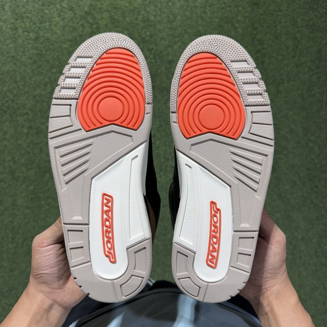 福利特价 纯原头层aj3！硬通货品质合计36个配色，长期货齐可主推！尺码：40-47.5带半码大象棕CT