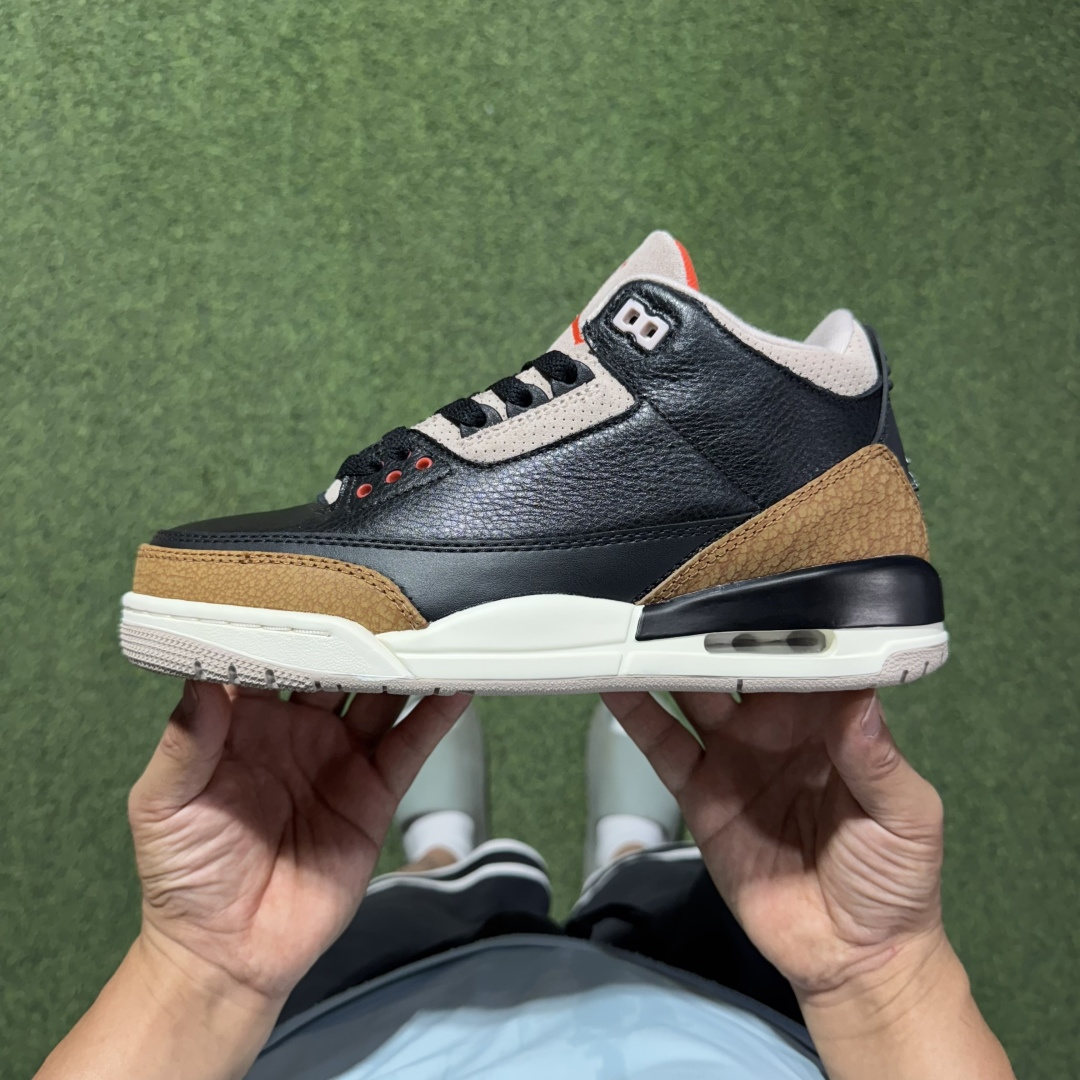 福利特价 纯原头层aj3！硬通货品质合计36个配色，长期货齐可主推！尺码：40-47.5带半码大象棕CT