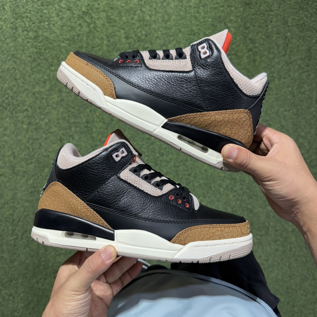 福利特价 纯原头层aj3！硬通货品质合计36个配色，长期货齐可主推！尺码：40-47.5带半码大象棕CT