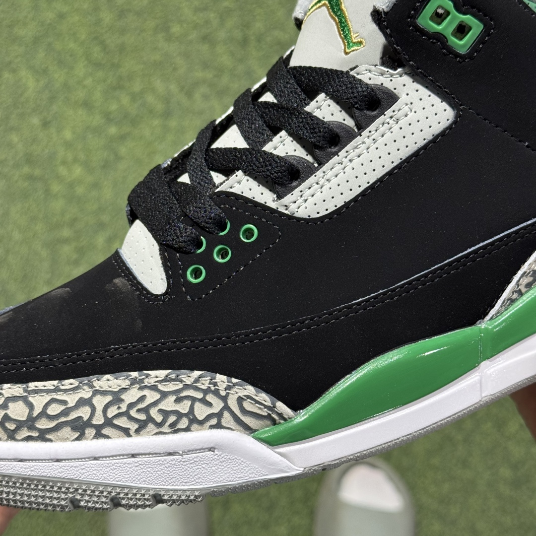 福利特价 纯原头层aj3！硬通货品质合计36个配色，长期货齐可主推！尺码：40-47.5带半码黑绿CT8