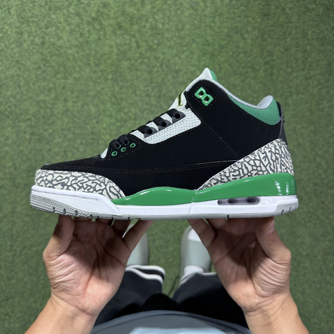 福利特价 纯原头层aj3！硬通货品质合计36个配色，长期货齐可主推！尺码：40-47.5带半码黑绿CT8