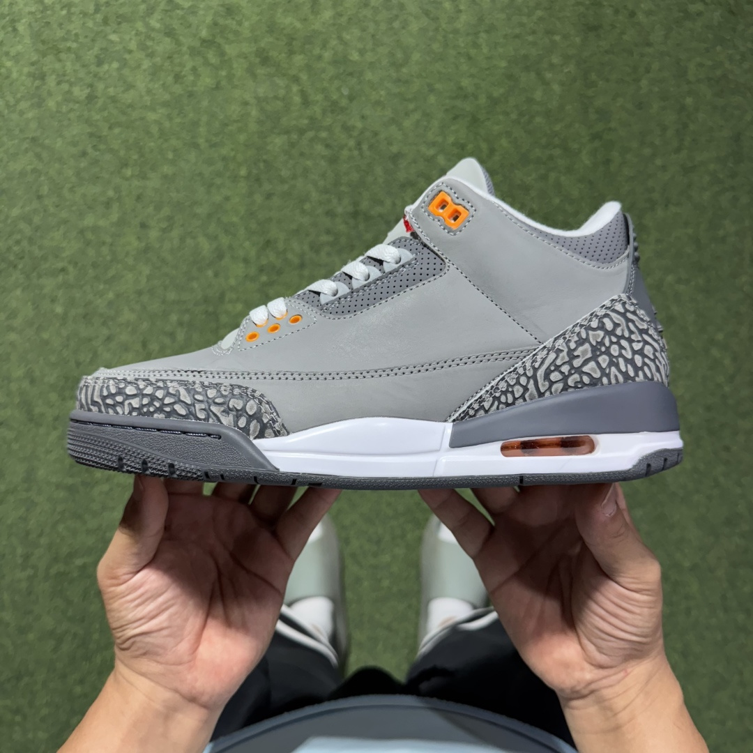 福利特价 纯原头层aj3！硬通货品质合计36个配色，长期货齐可主推！尺码：40-47.5带半码麂皮酷灰C