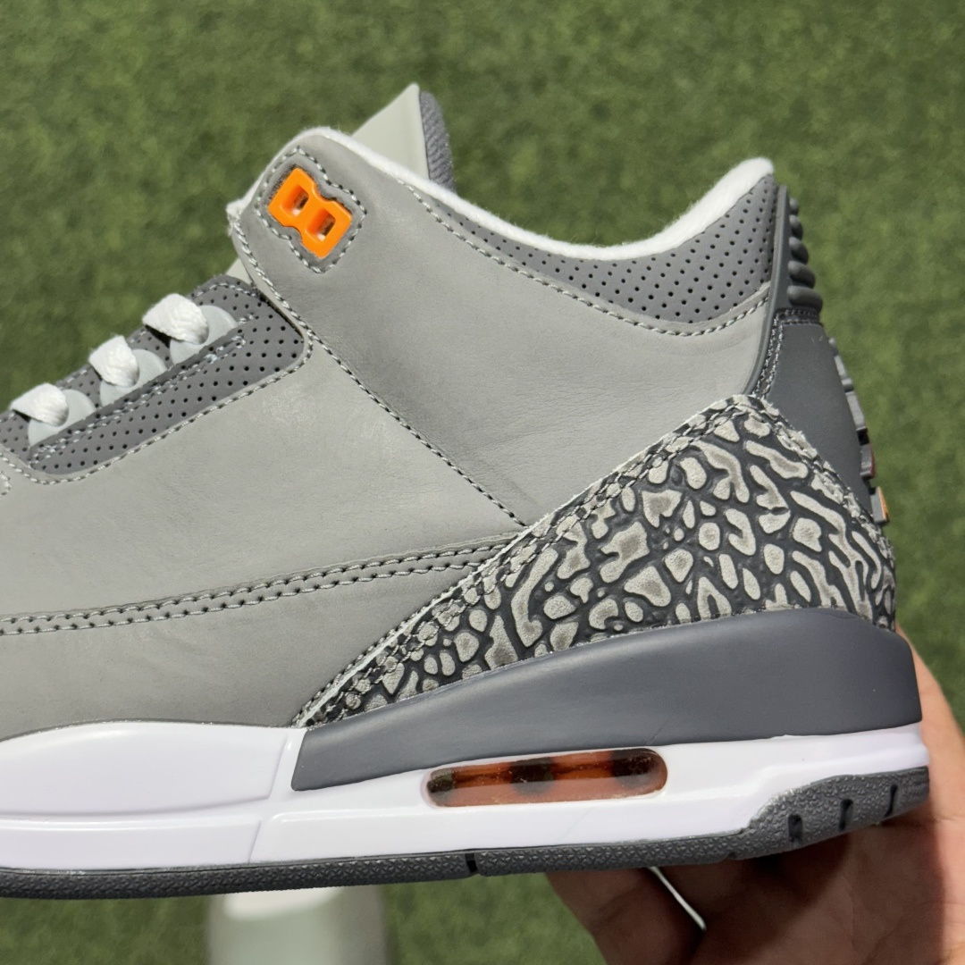 福利特价 纯原头层aj3！硬通货品质合计36个配色，长期货齐可主推！尺码：40-47.5带半码麂皮酷灰C