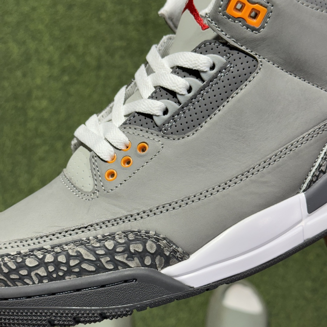 福利特价 纯原头层aj3！硬通货品质合计36个配色，长期货齐可主推！尺码：40-47.5带半码麂皮酷灰C