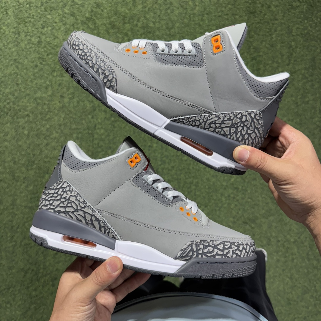 福利特价 纯原头层aj3！硬通货品质合计36个配色，长期货齐可主推！尺码：40-47.5带半码麂皮酷灰C