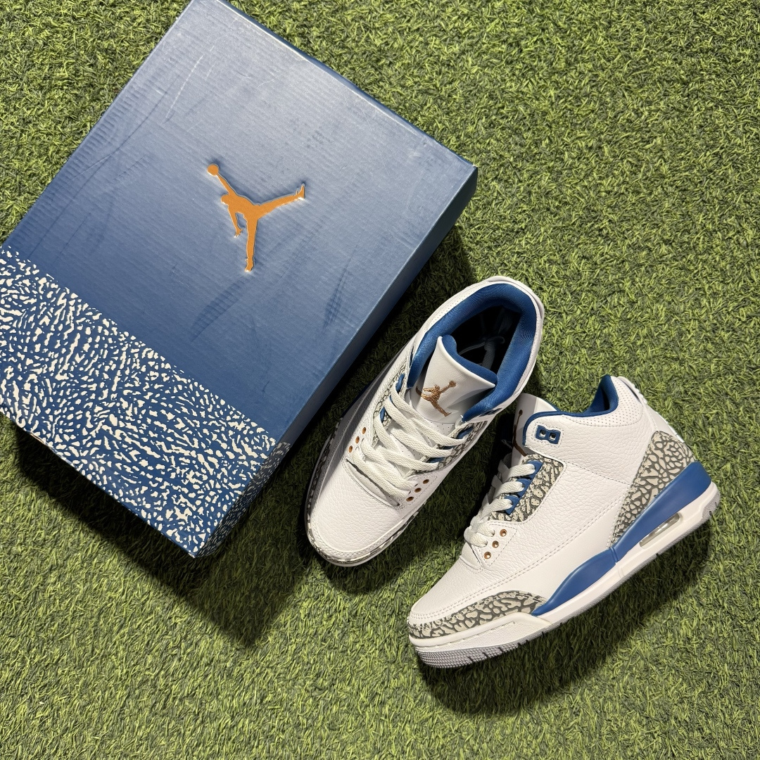 福利特价 纯原头层aj3！硬通货品质合计36个配色，长期货齐可主推！尺码：40-47.5带半码奇才蓝CT