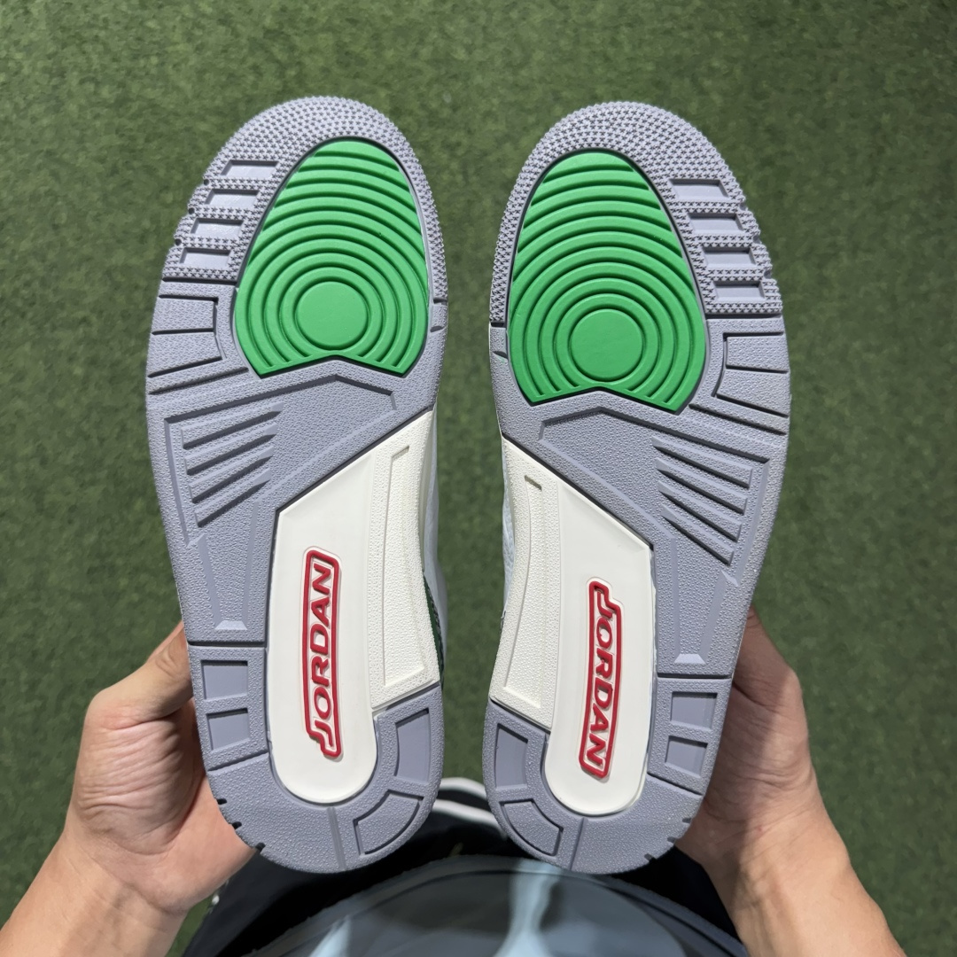 福利特价 纯原头层aj3！硬通货品质合计36个配色，长期货齐可主推！尺码：40-47.5带半码白绿CK9