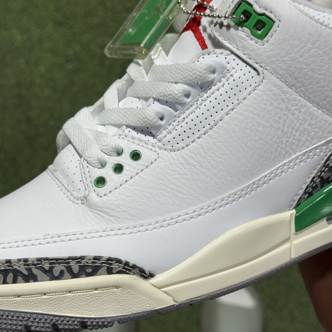 福利特价 纯原头层aj3！硬通货品质合计36个配色，长期货齐可主推！尺码：40-47.5带半码白绿CK9