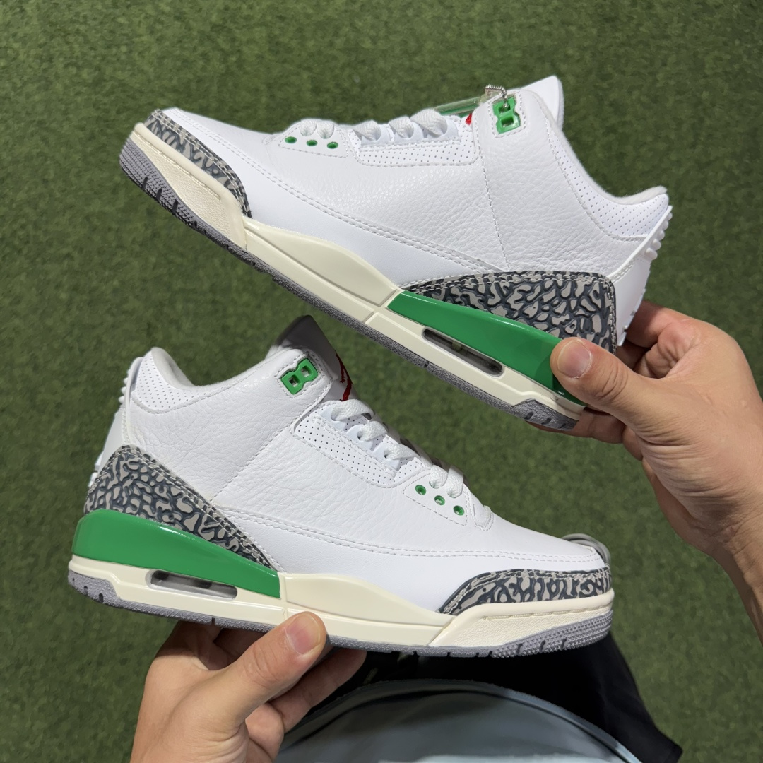 福利特价 纯原头层aj3！硬通货品质合计36个配色，长期货齐可主推！尺码：40-47.5带半码白绿CK9