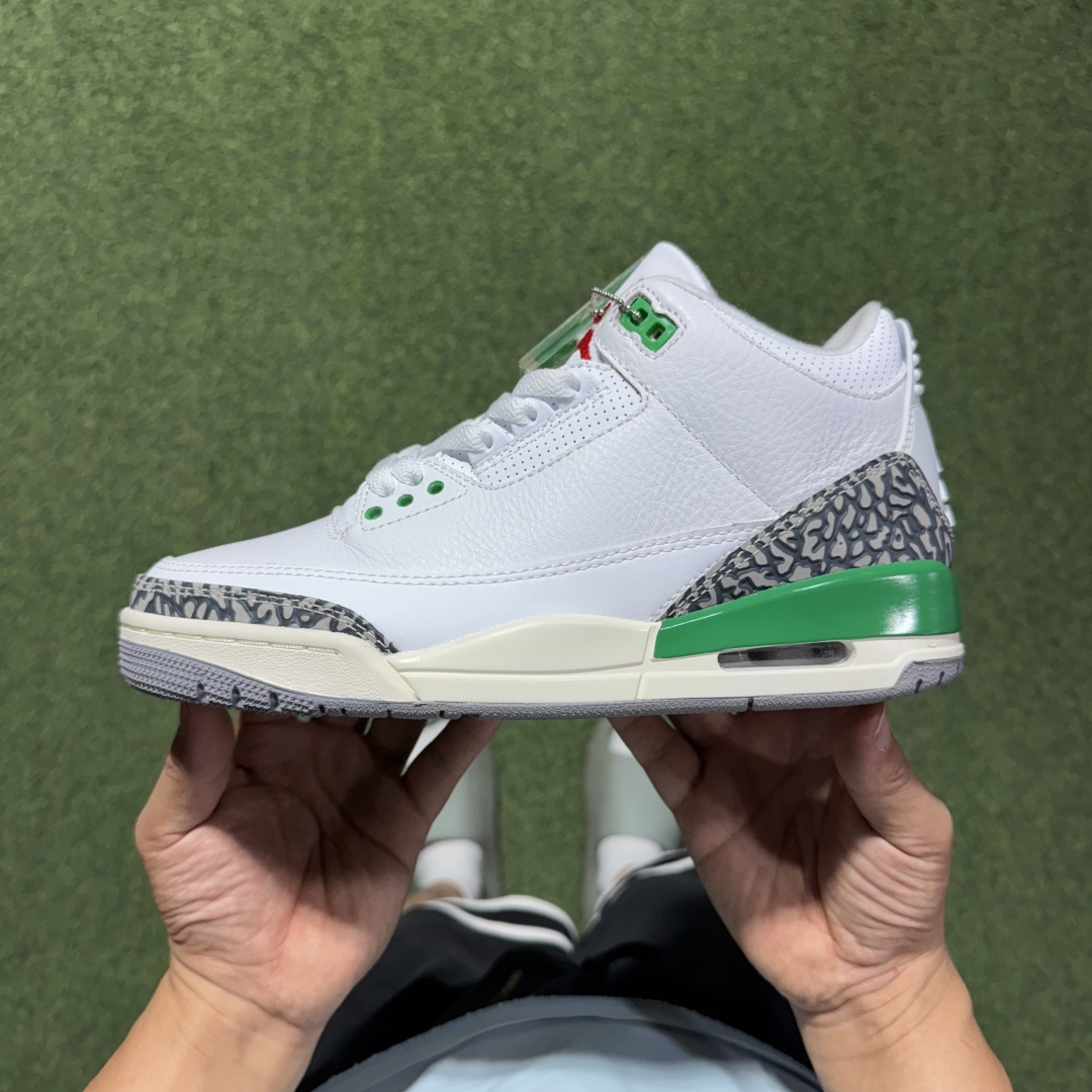 福利特价 纯原头层aj3！硬通货品质合计36个配色，长期货齐可主推！尺码：40-47.5带半码白绿CK9