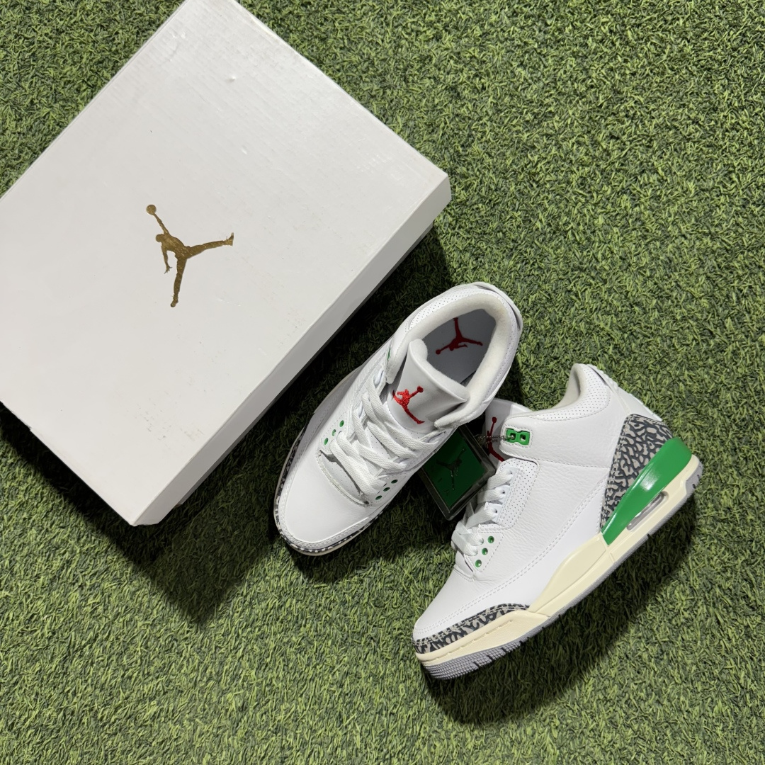 福利特价 纯原头层aj3！硬通货品质合计36个配色，长期货齐可主推！尺码：40-47.5带半码白绿CK9