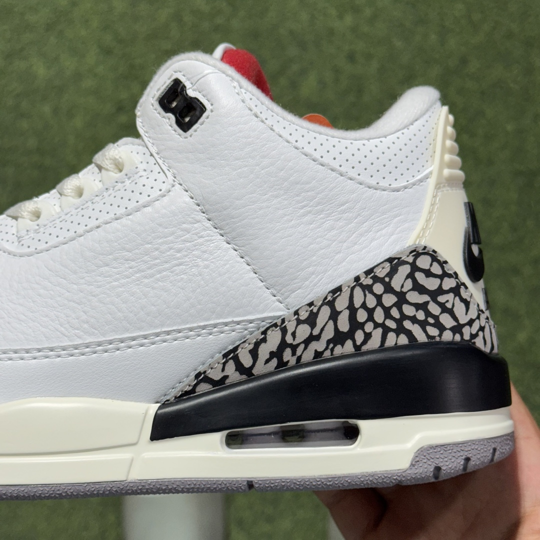 福利特价 纯原头层aj3！硬通货品质合计36个配色，长期货齐可主推！尺码：40-47.5带半码复刻白水泥