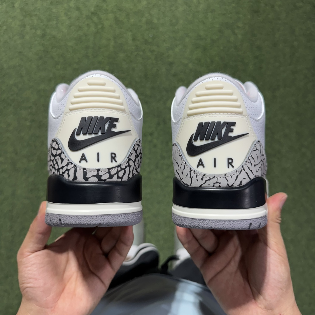 福利特价 纯原头层aj3！硬通货品质合计36个配色，长期货齐可主推！尺码：40-47.5带半码复刻白水泥