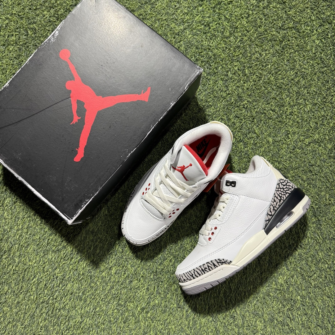 福利特价 纯原头层aj3！硬通货品质合计36个配色，长期货齐可主推！尺码：40-47.5带半码复刻白水泥