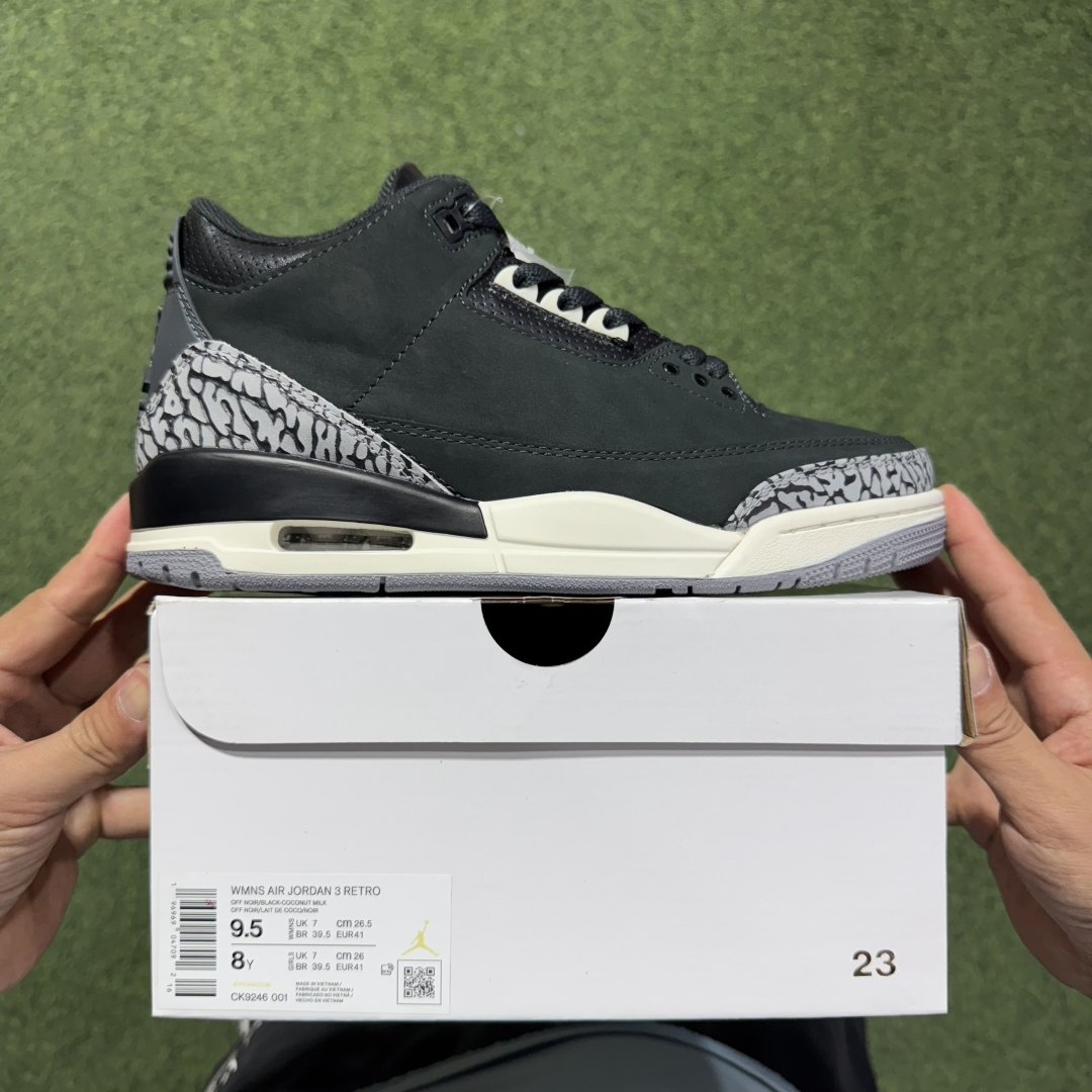 福利特价 纯原头层aj3！硬通货品质合计36个配色，长期货齐可主推！尺码：40-47.5带半码黑奥利奥C