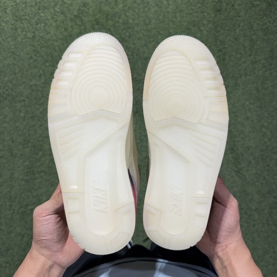 福利特价 纯原头层aj3！硬通货品质合计36个配色，长期货齐可主推！尺码：40-47.5带半码日落渐变笑