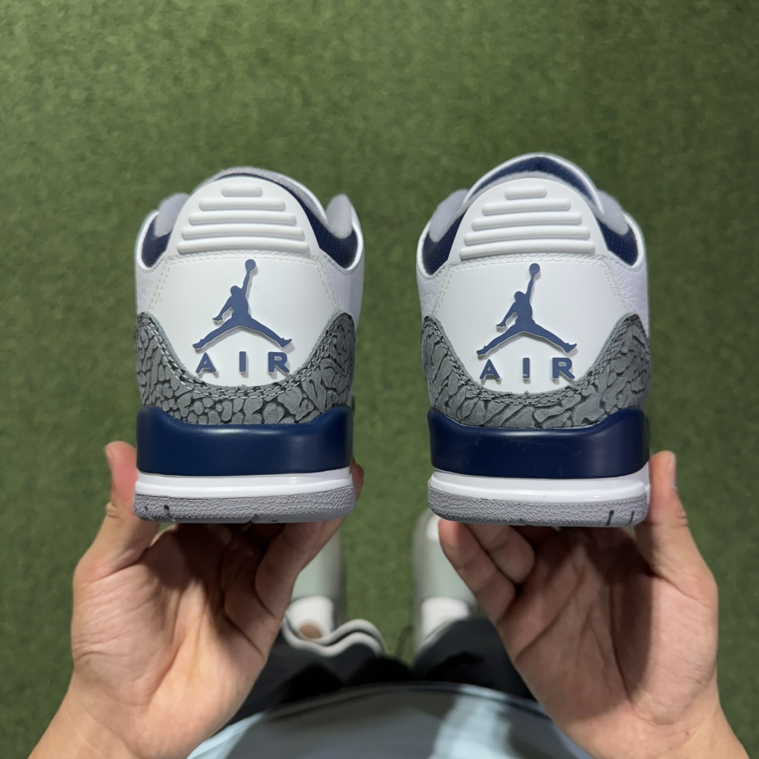福利特价 纯原头层aj3！硬通货品质合计36个配色，长期货齐可主推！尺码：40-47.5带半码海军蓝CT