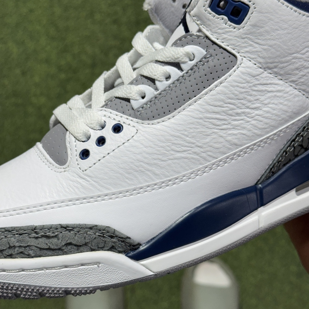 福利特价 纯原头层aj3！硬通货品质合计36个配色，长期货齐可主推！尺码：40-47.5带半码海军蓝CT