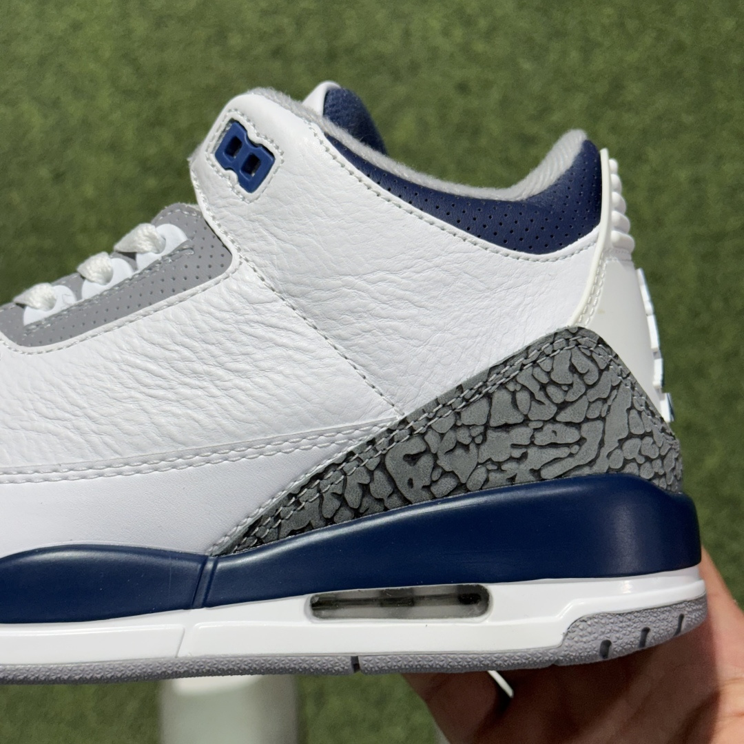 福利特价 纯原头层aj3！硬通货品质合计36个配色，长期货齐可主推！尺码：40-47.5带半码海军蓝CT